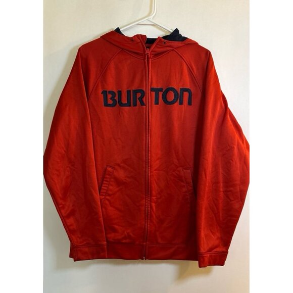 Burton‎ Red Full Siz Hoodie (medium) - Picture 1 of 8